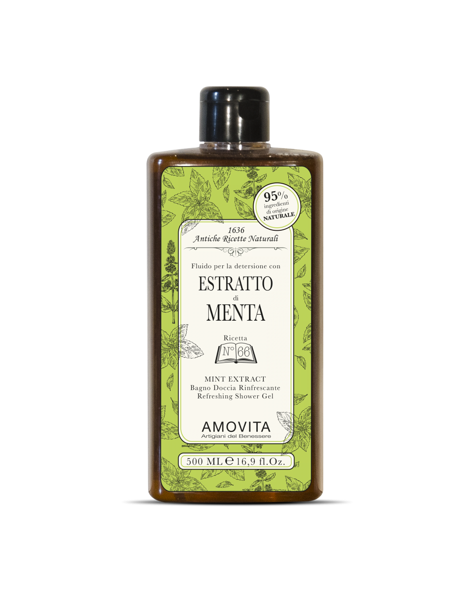 Mint extract shower gel 