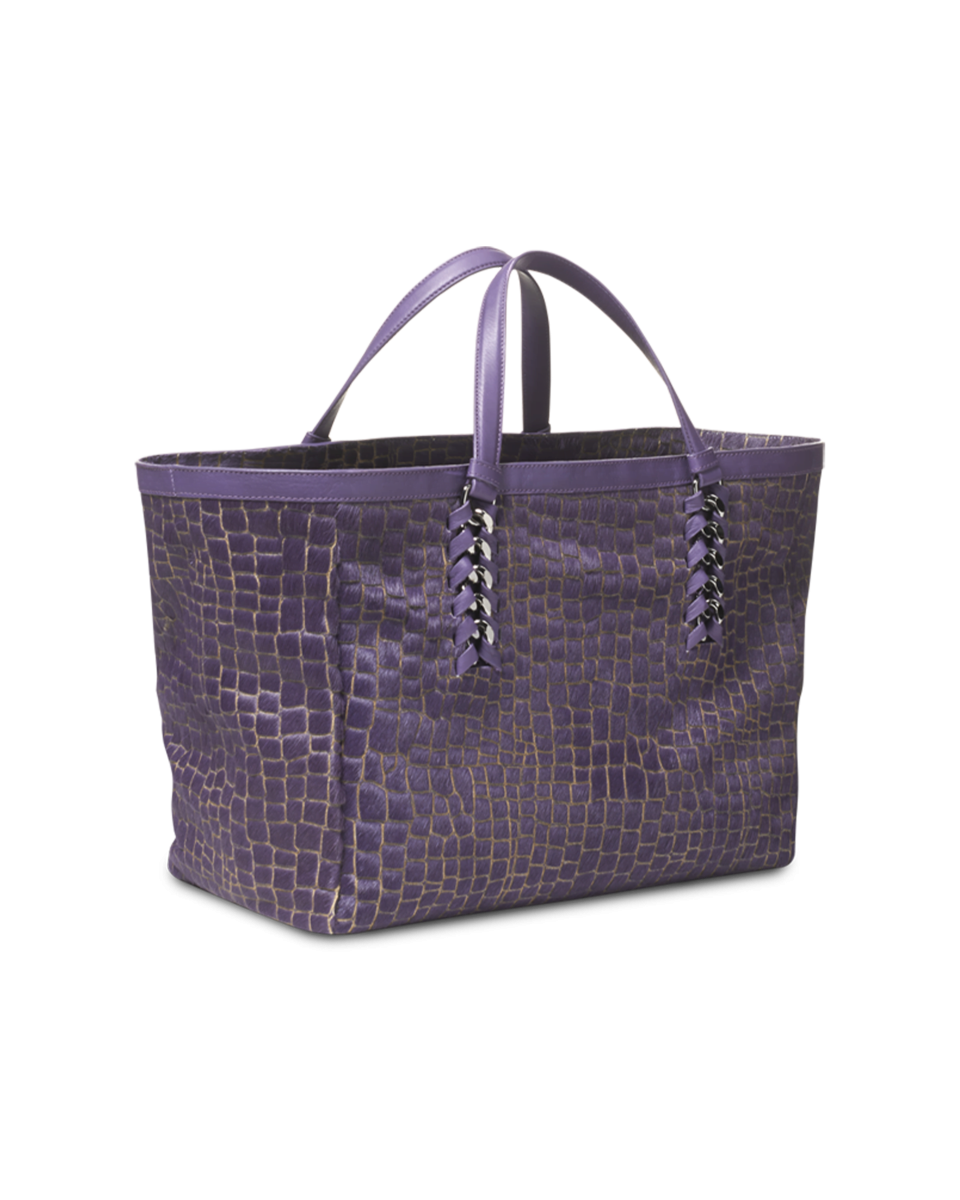 BORSA IN CAVALLINO VIOLA