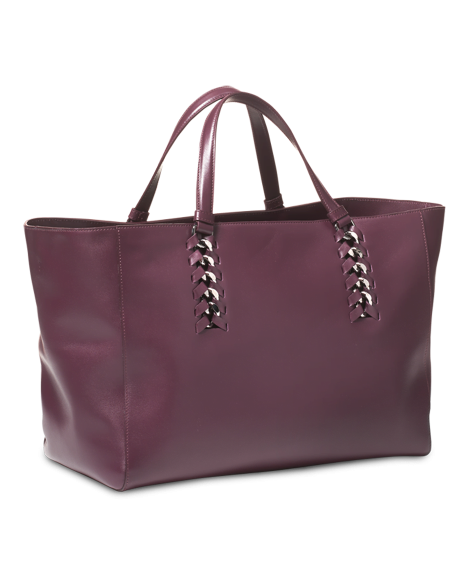 BORSA IN PELLE ROSSO BORDEAUX