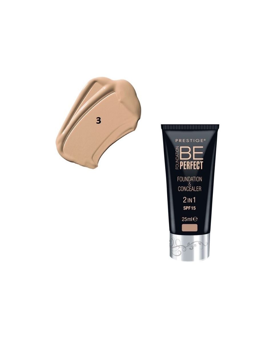 Fluid foundation + concealer 2in1-natural/foundation be perfect-natural